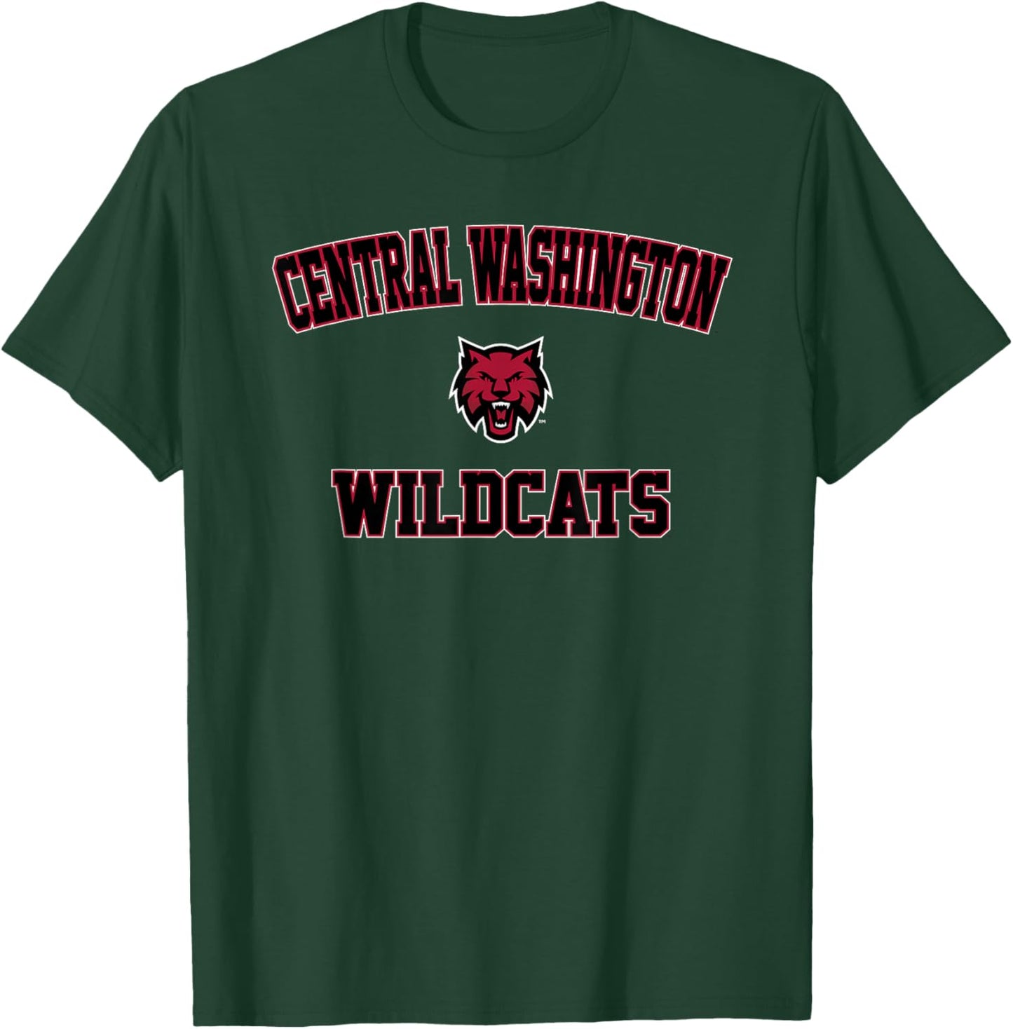Central Washington University Wildcats Campus Classic T-Shirt - T-Shirt | Forest