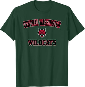 Central Washington University Wildcats Campus Classic T-Shirt - T-Shirt | Forest