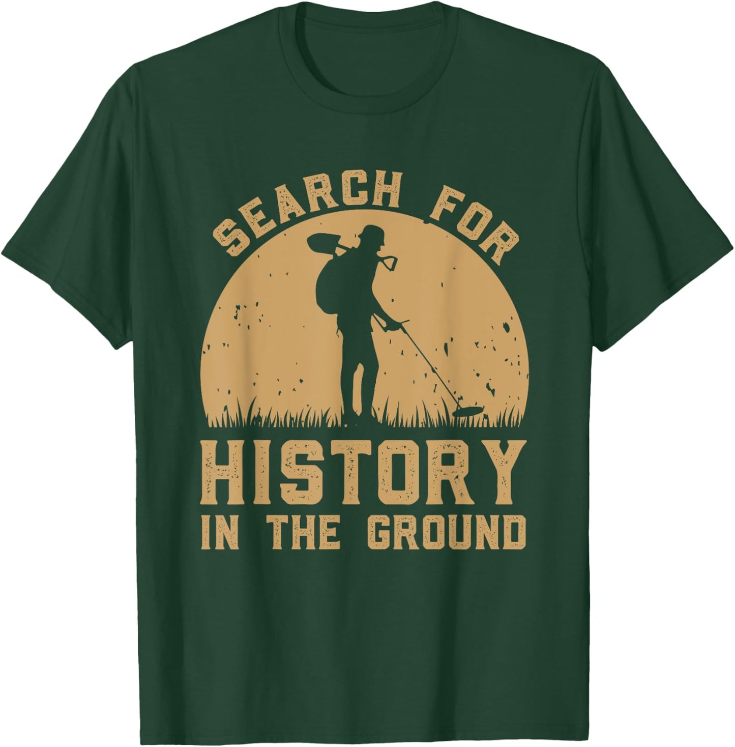 Metal detecting Detectorist T-Shirt - T-Shirt | Forest