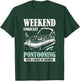 Weekend Forecast Pontooning With A Chance Of Drinking T-Shirt - T-Shirt | Forest