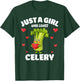 Just A Girl Who Loves Celery, Celery Lover T-Shirt - T-Shirt | Forest