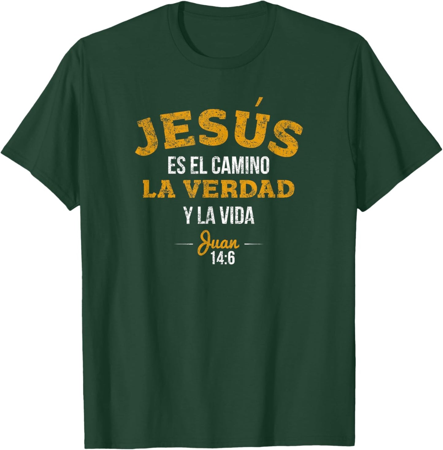 La Camisa de Jesus en Espanol | Christian Spanish Shirt T-Shirt - T-Shirt | Forest
