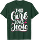 This Girl Loves Jesus For Christian Teen Kid Cool Women T-Shirt - T-Shirt | Forest