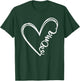 Oma Heart Grandma Women German Christmas Mother's Day T-Shirt - T-Shirt | Forest