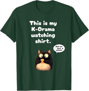 This is My Kdrama Watching K-Drama Merch Korean Merchandise T-Shirt - T-Shirt | Forest