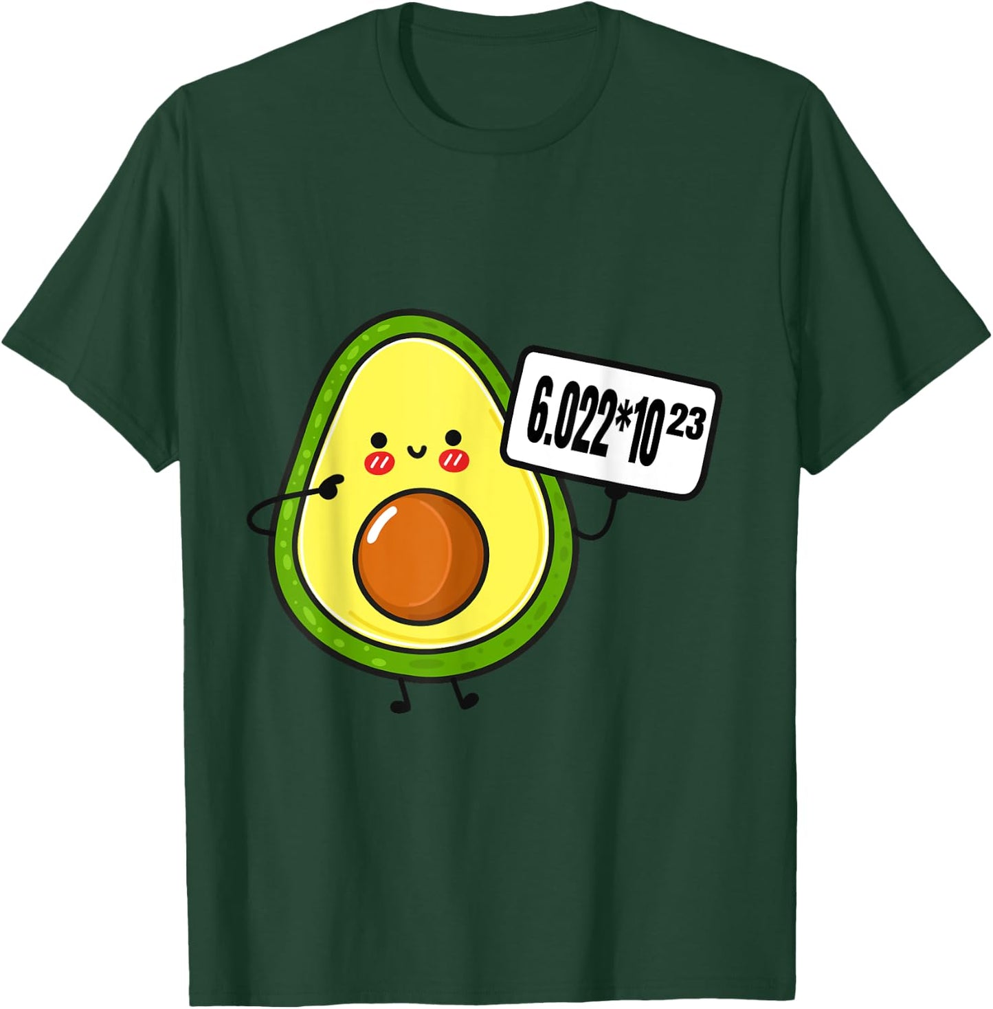 Avogadros Number Funny Science Chemistry Pun Mole Day T-Shirt - T-Shirt | Forest