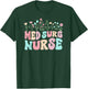 Med Surg Nurse Groovy Medical Surgical Nurse T-Shirt - T-Shirt | Forest