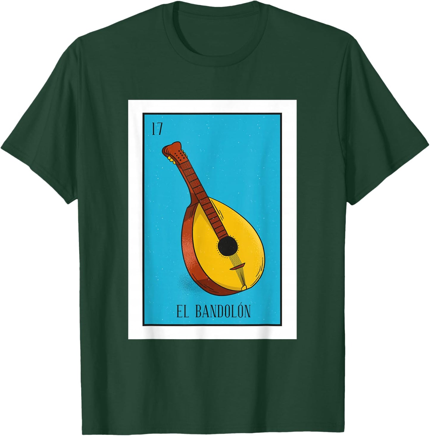 El Bandolon Lottery Gift The Bandolon Card Mexican Lottery T-Shirt - T-Shirt | Forest