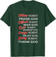 Happy Moments Praise God Women Girls Christian Gift T-Shirt - T-Shirt | Forest
