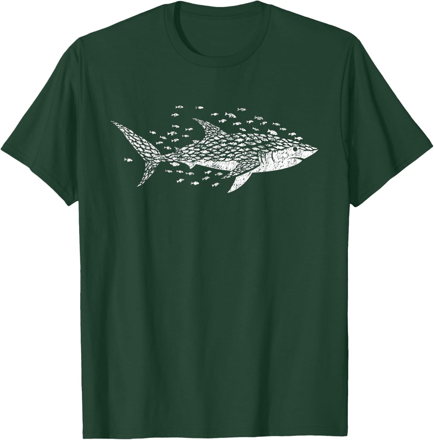 White Shark Lover Marine Biology Animal Science T-Shirt - T-Shirt | Forest