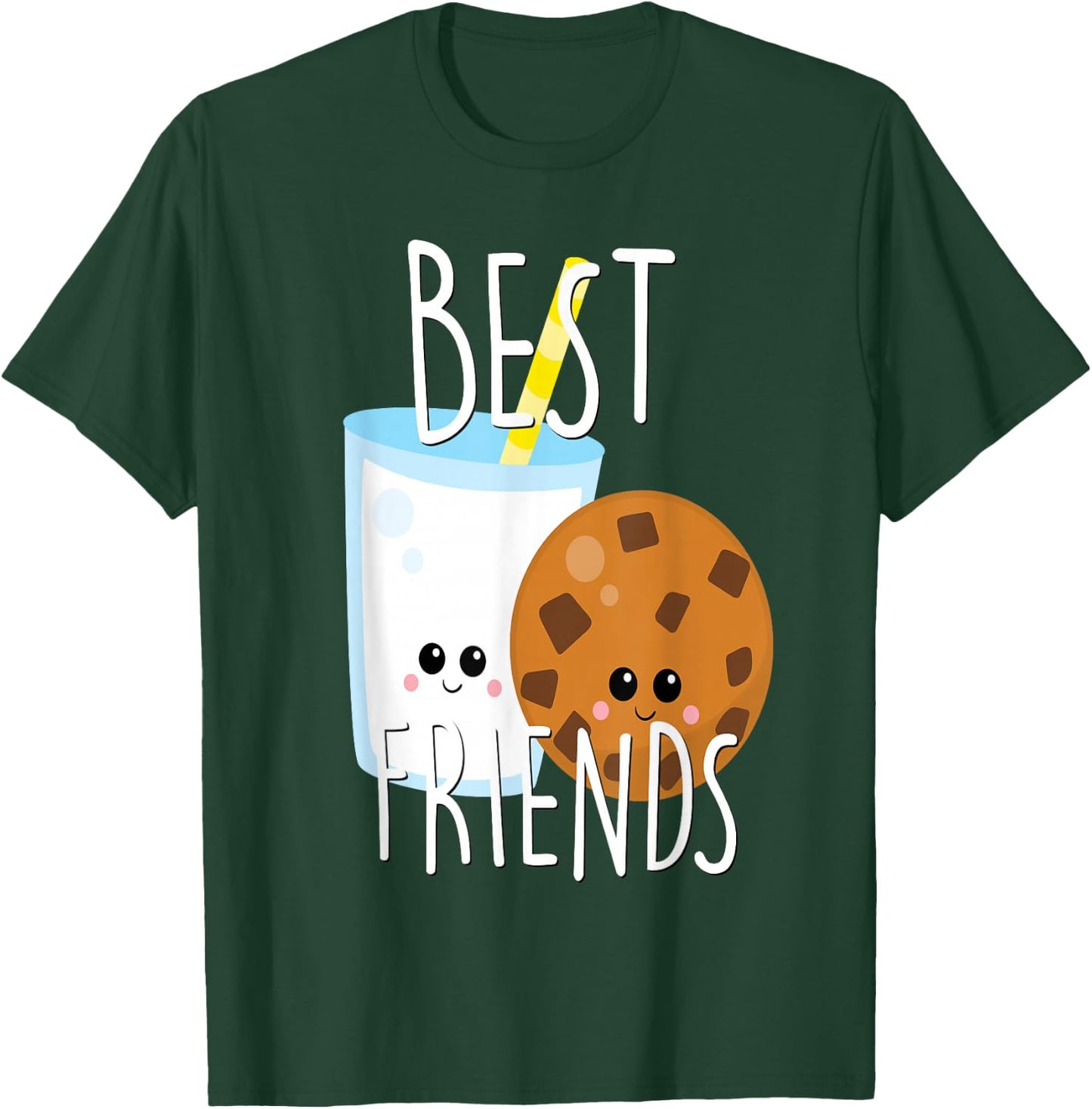 Bestie Shirt Nice Food BFF Best Friend Biscuits and T-Shirt - T-Shirt | Forest