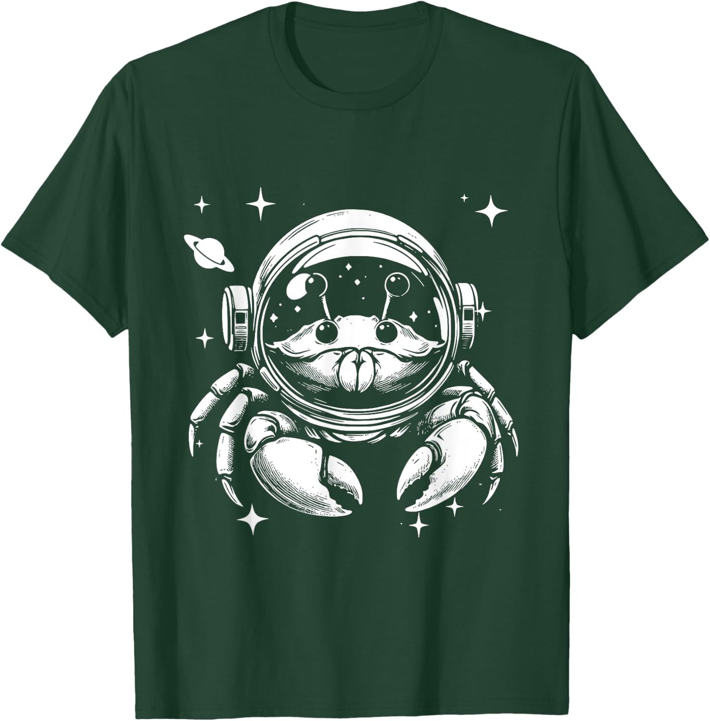 Crab Dad Mom Space - Astronaut Crab T-Shirt - T-Shirt | Forest