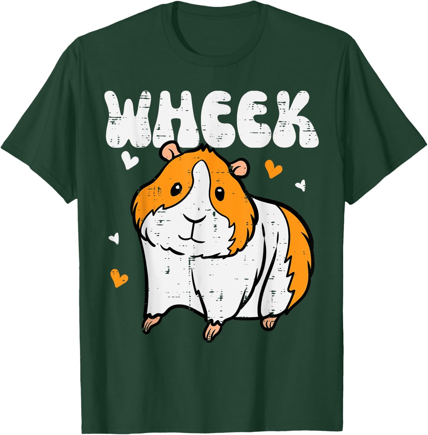 Guinea Pig Wheek Cavy Lover Rodent Girls Boys Kids Women Men T-Shirt - T-Shirt | Forest