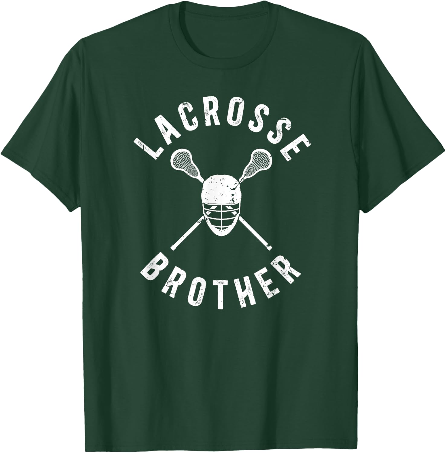 Lacrosse Brother Of A Lacrosse Player Brother Lacrosse Bro T-Shirt - T-Shirt | Forest