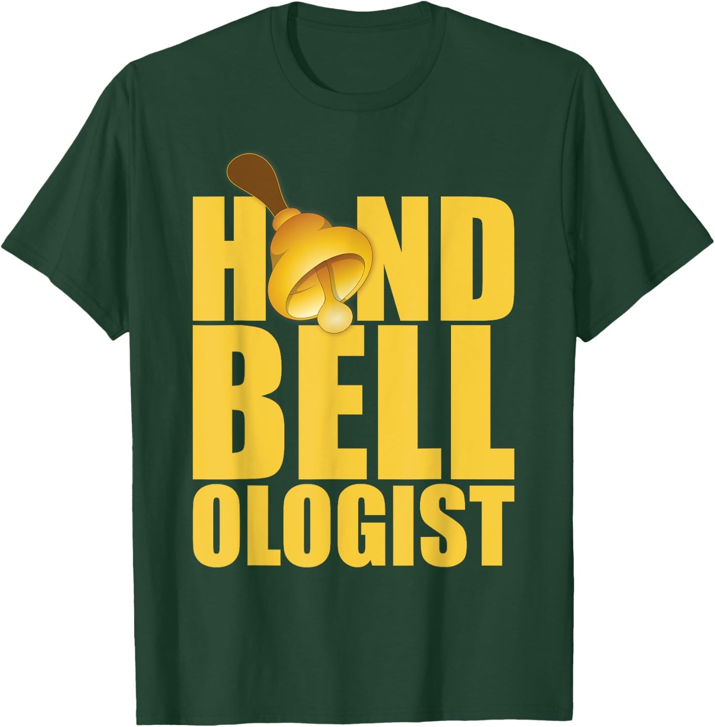 Handbell Choir Bell Ringing Church Music T-Shirt - T-Shirt | Forest