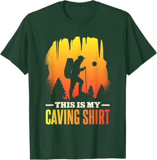 Hobby Cave Explorer Caving Exploring T-Shirt - T-Shirt | Forest