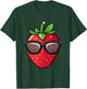 Cool Strawberry Design Women Kids Strawberry Lover T-Shirt - T-Shirt | Forest