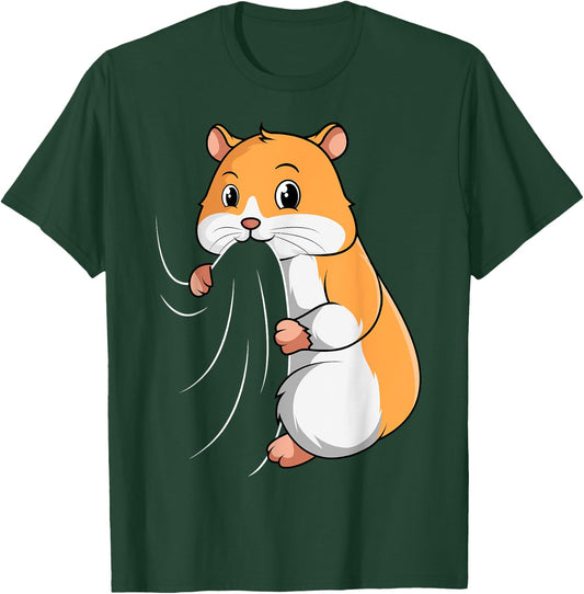 Hamster Gold Hamster Dwarf Hamster Girls Women Children T-Shirt - T-Shirt | Forest