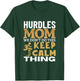 Hurdles Mom Quote Funny Hurdles T-Shirt - T-Shirt | Forest