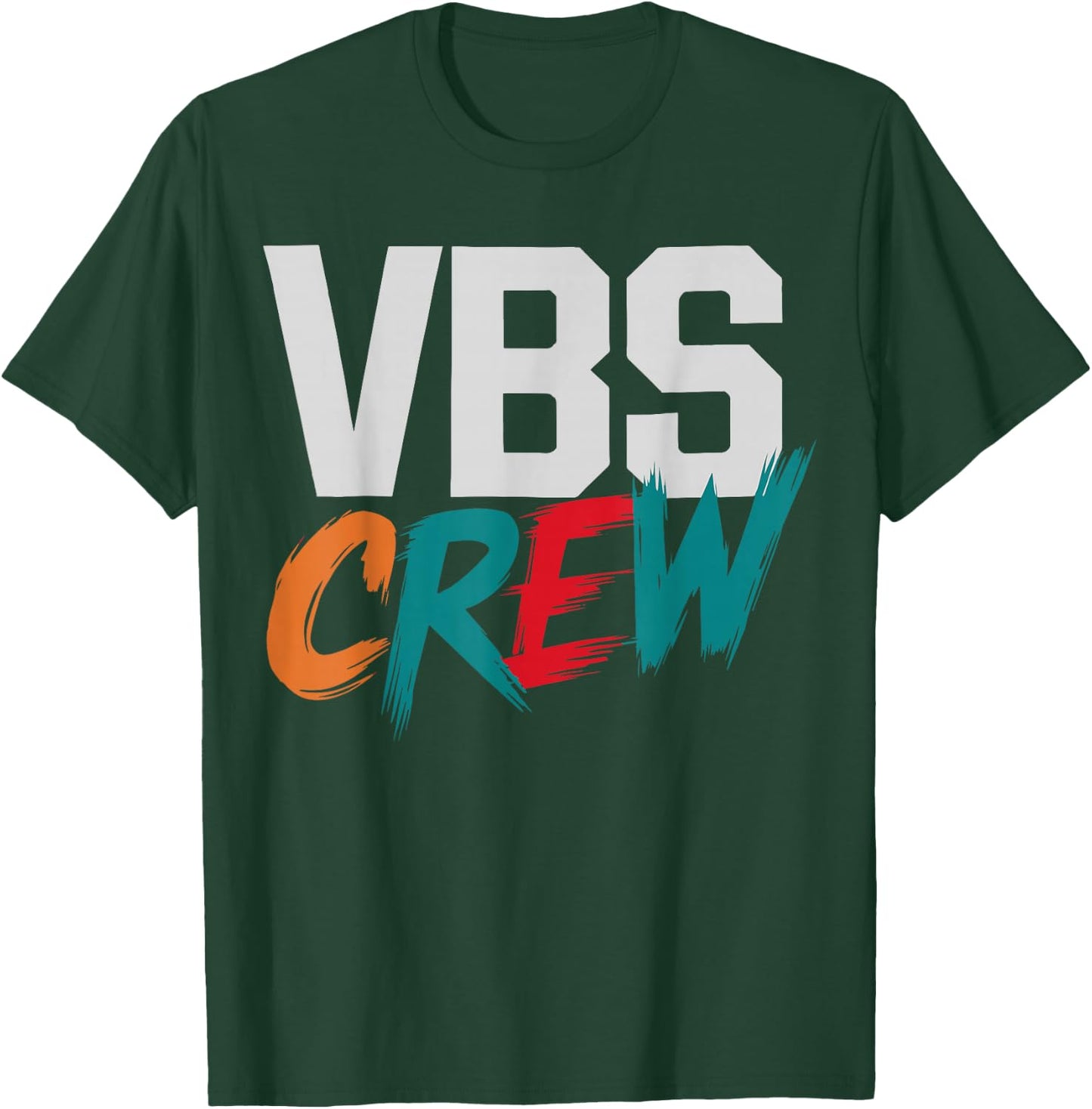 VBS Crew Faith-Based Gathering Sunday School Teacher T-Shirt - T-Shirt | Forest
