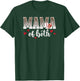 Mama Of Both Proud Football Baseball Mom T-Shirt - T-Shirt | Forest
