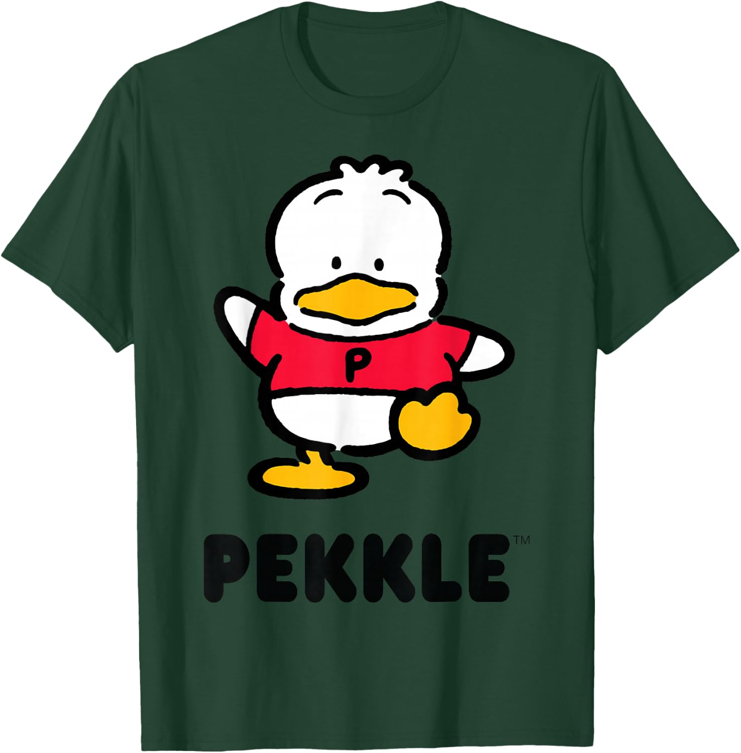 Pekkle Character Front and Back T-Shirt - T-Shirt | Forest