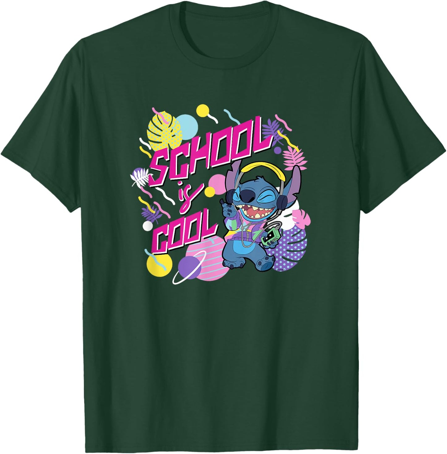 Disney Stitch School is Cool T-Shirt - T-Shirt | Forest