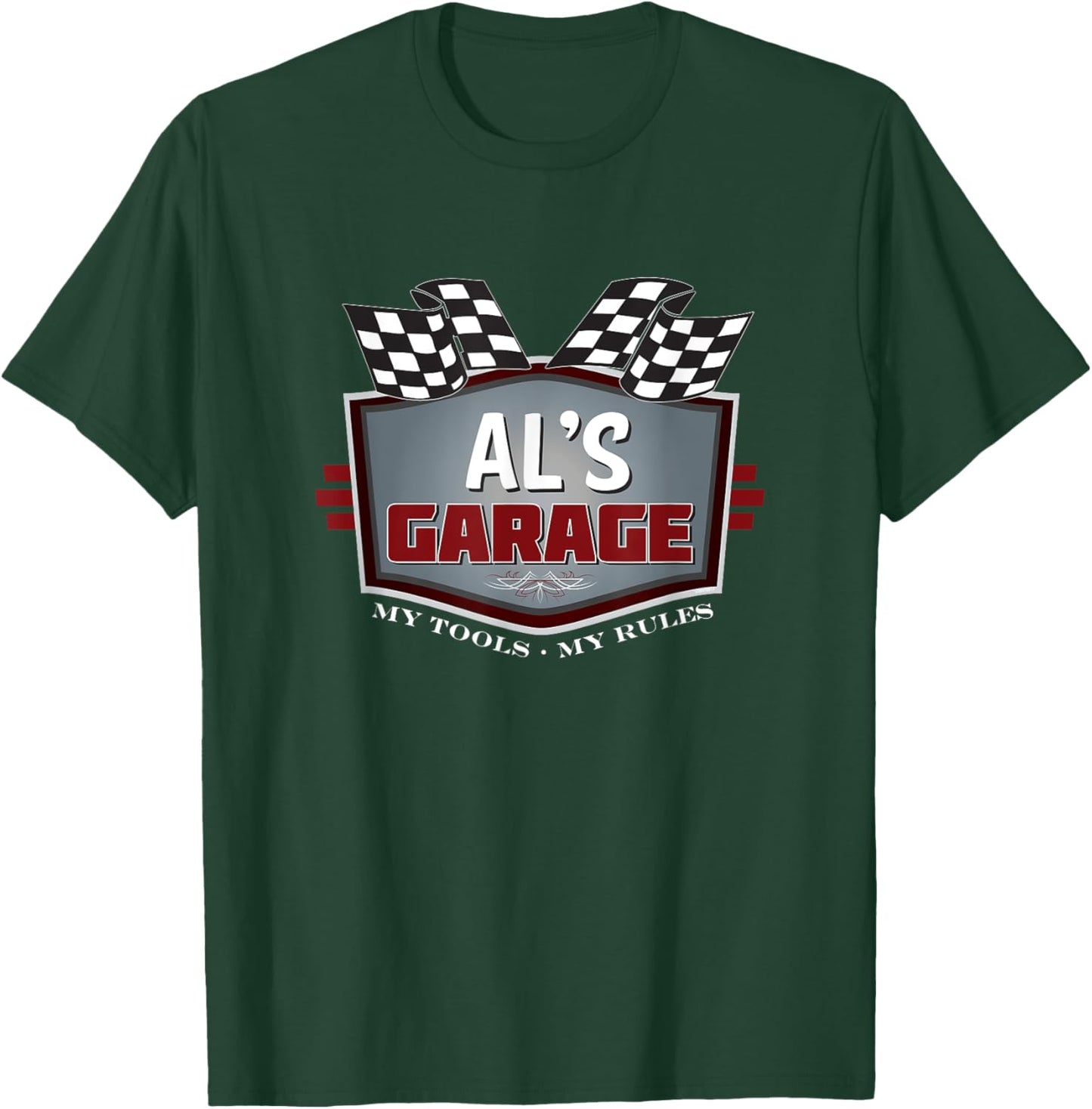 Al's Garage - Funny Car Guy - My Tools My Rules T-Shirt - T-Shirt | Forest