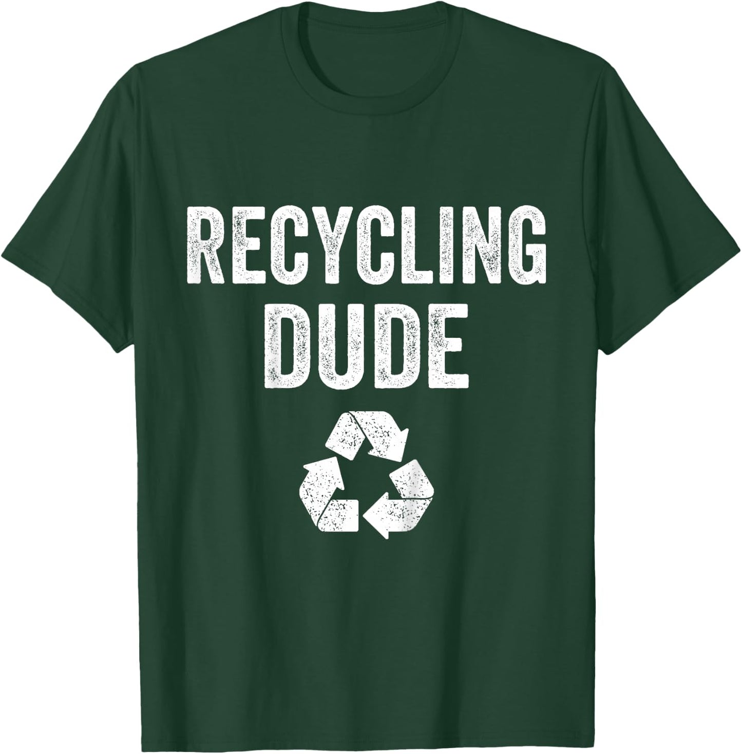 Kids Recycling Dude Boys Earth Day Toddler Recycle Logo Vintage T-Shirt - T-Shirt | Forest