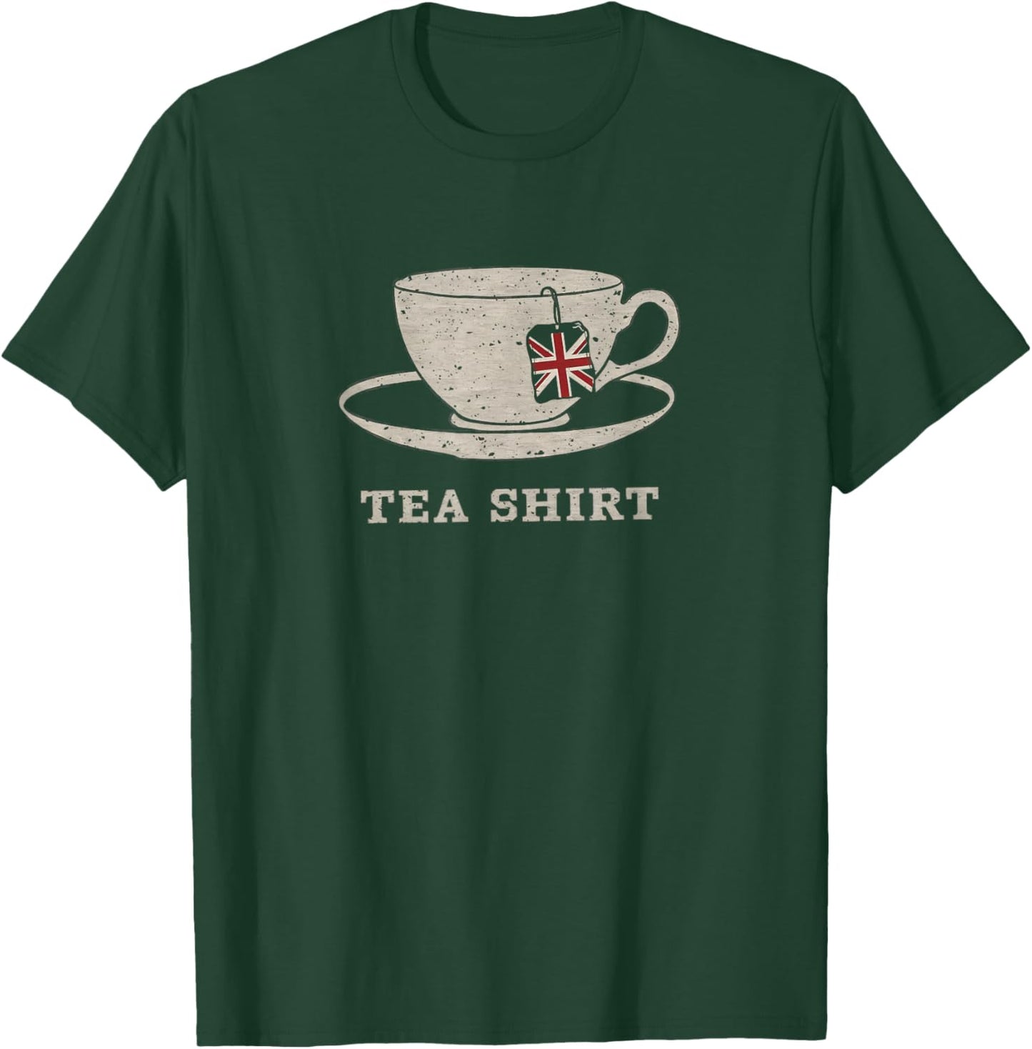 I Love English Tea Party UK Flag London Souvenir T-Shirt - T-Shirt | Forest