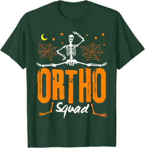 Skeleton Ortho Squad Halloween Orthopedic Nurse RN Costume T-Shirt - T-Shirt | Forest