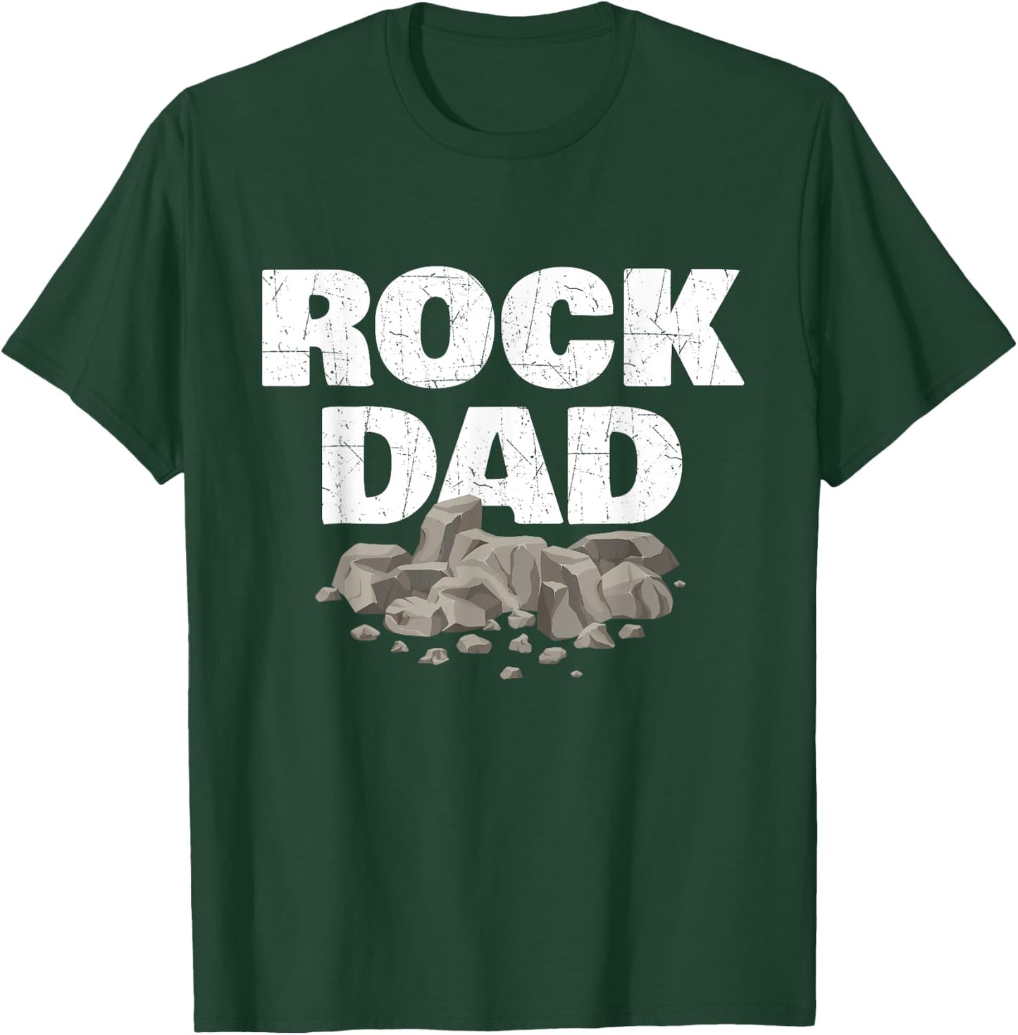 Rock Dad - Rock Collector Geode Hunter Geology T-Shirt - T-Shirt | Forest