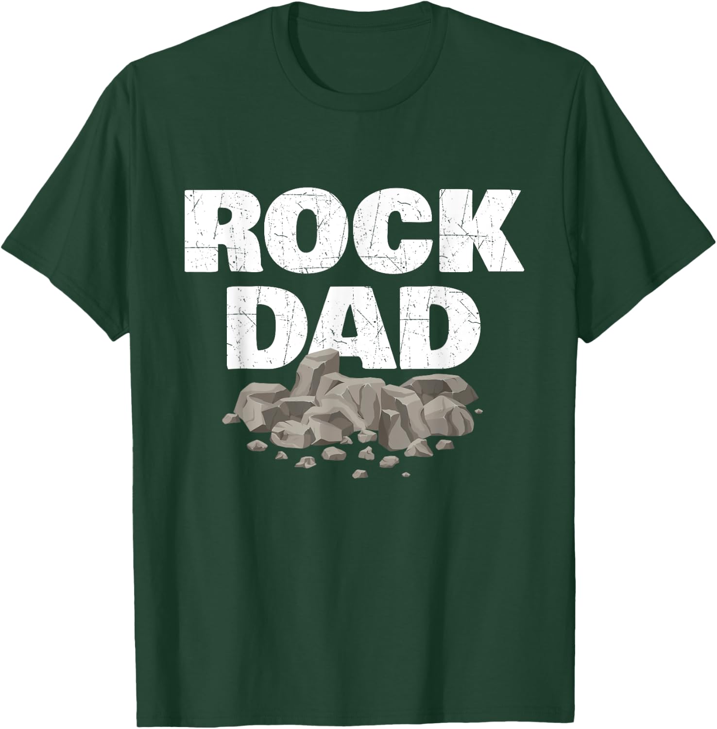 Rock Dad - Rock Collector Geode Hunter Geology T-Shirt - T-Shirt | Forest