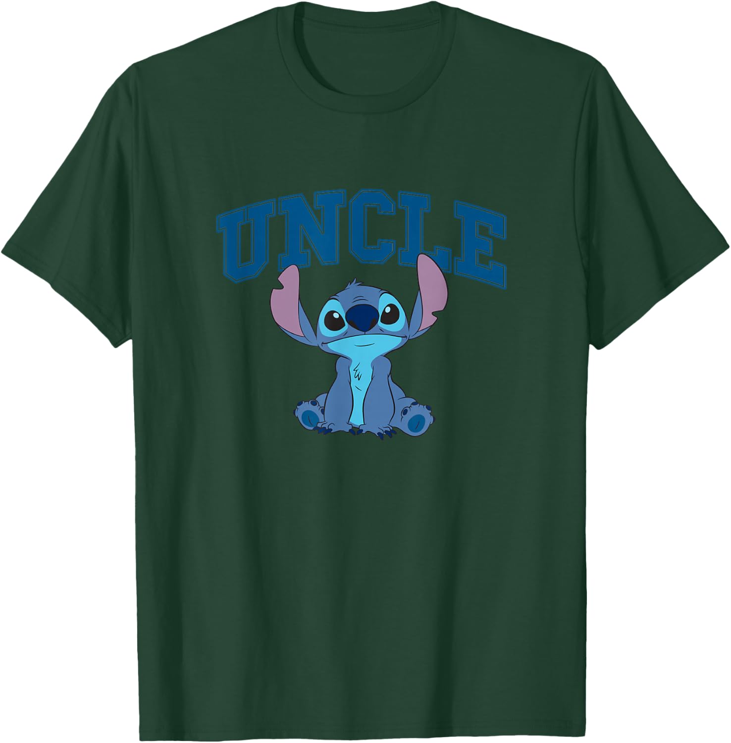 Disney Lilo & Stitch Uncle Sitting Stitch Father's Day T-Shirt - T-Shirt | Forest