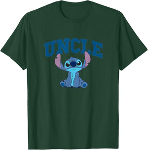 Disney Lilo & Stitch Uncle Sitting Stitch Father's Day T-Shirt - T-Shirt | Forest