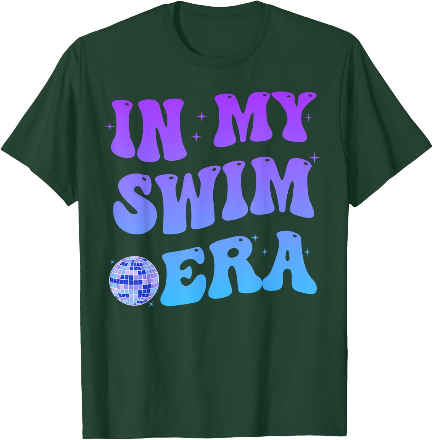 Retro In My Swim Era Swimming Swimmers Women Men Kids T-Shirt - T-Shirt | Forest