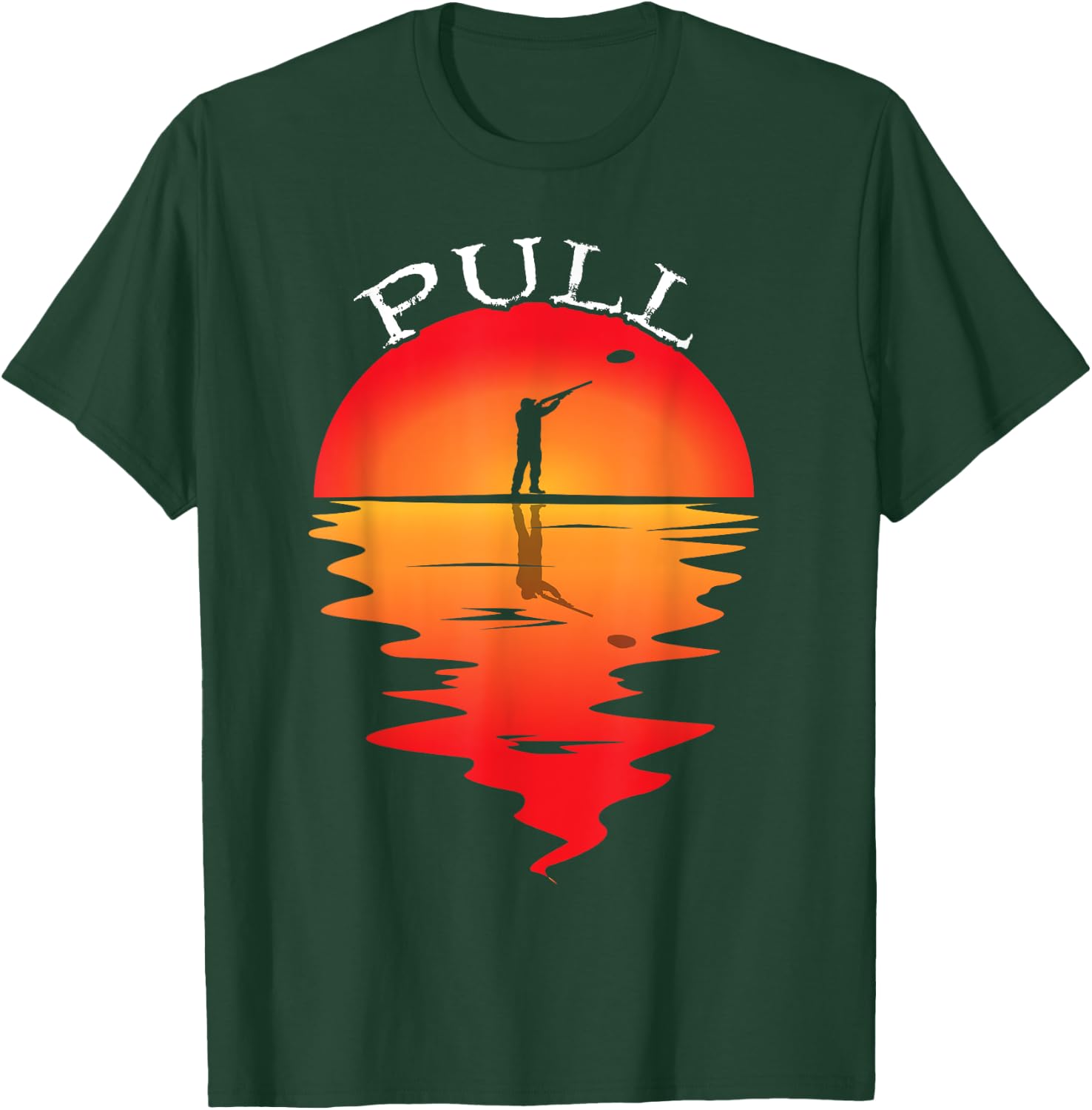 Trap Shooting Clay Pigeon Shooting Skeet Shooting T-Shirt - T-Shirt | Forest