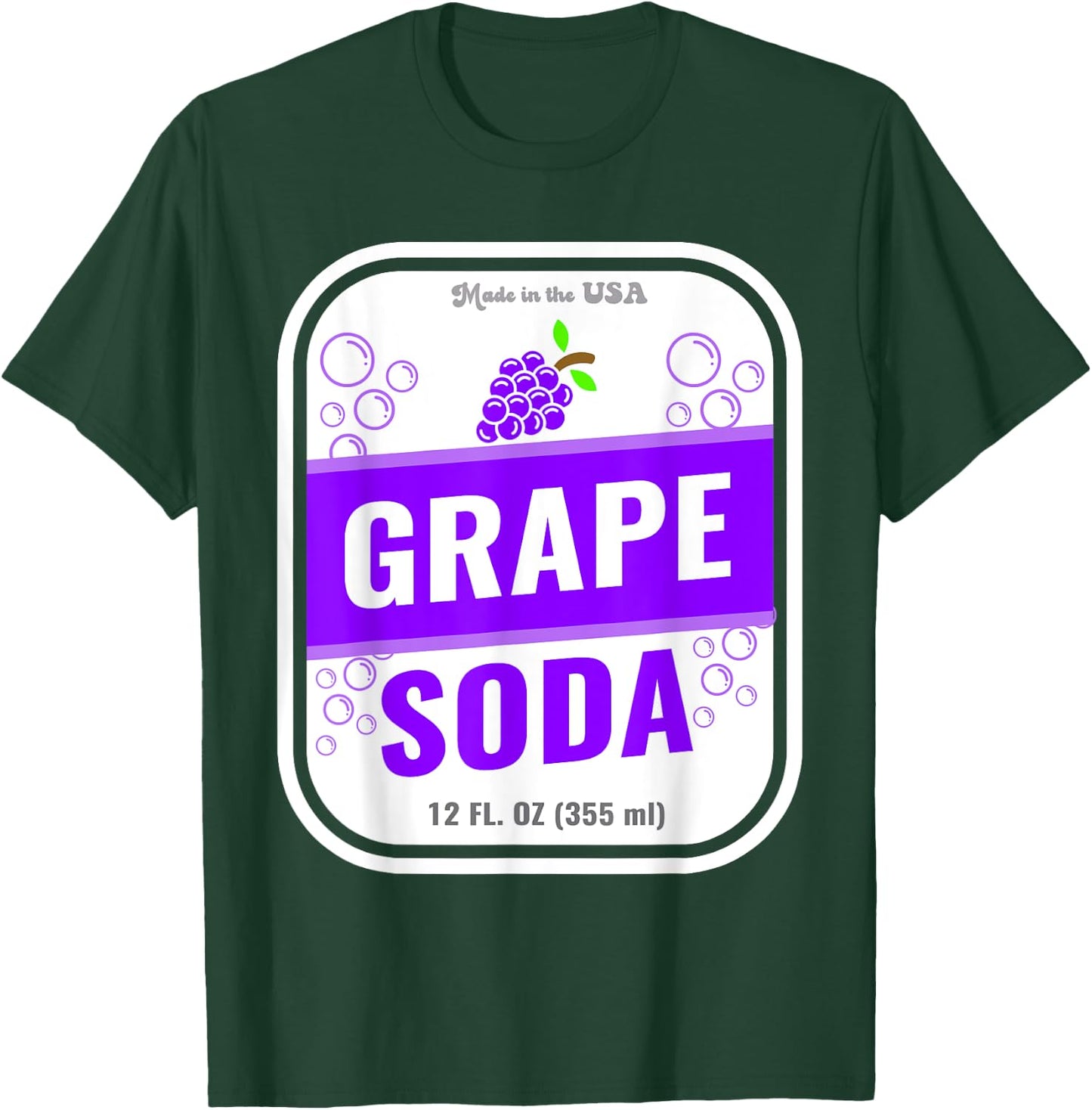 Halloween Costume Grape Soda Unique Group Costume Idea T-Shirt - T-Shirt | Forest