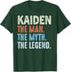 Kaiden The Legend Name Personalized Cute Idea Men Vintage T-Shirt - T-Shirt | Forest
