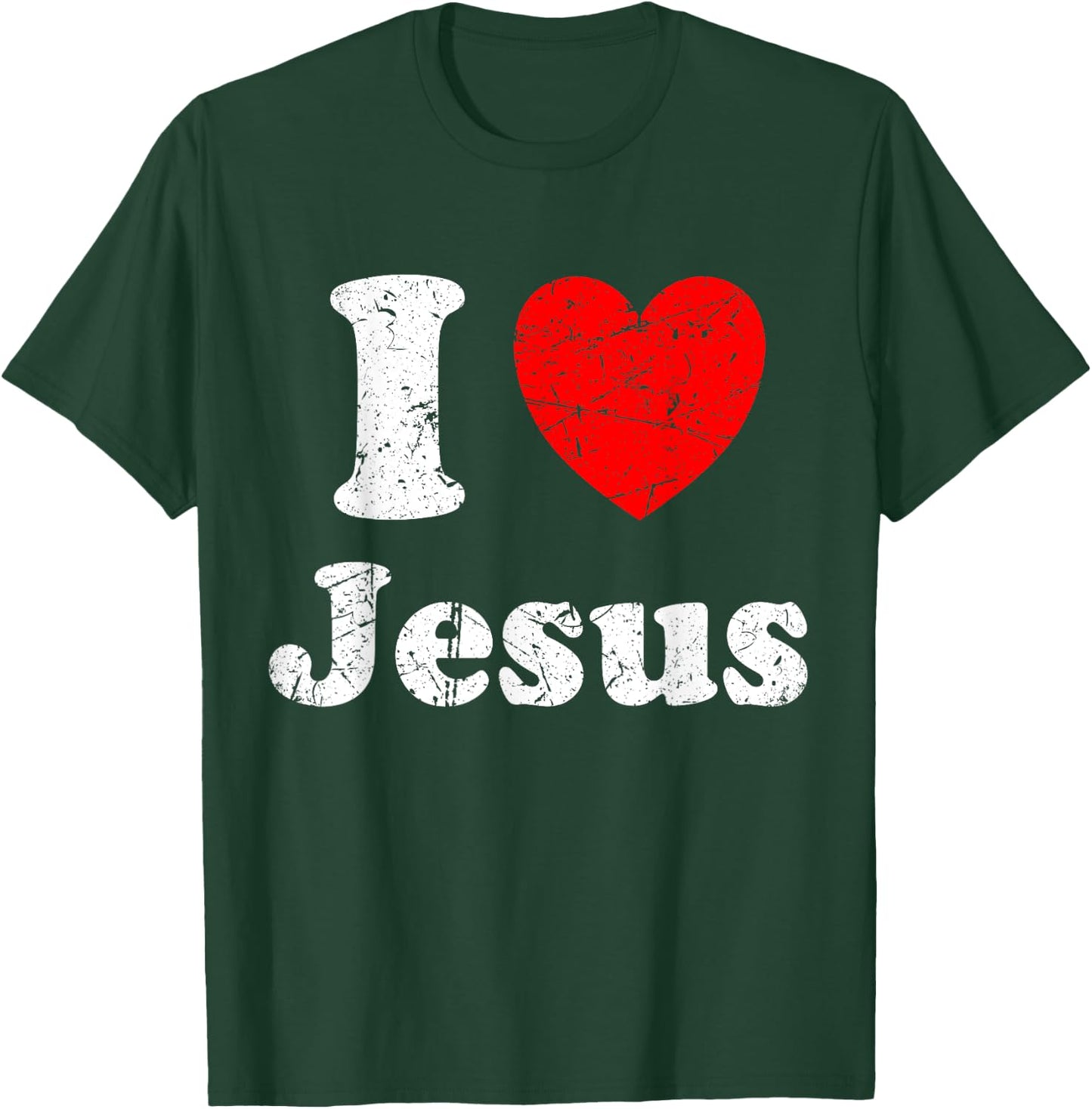 I Love Jesus Graphic T-Shirt - T-Shirt | Forest