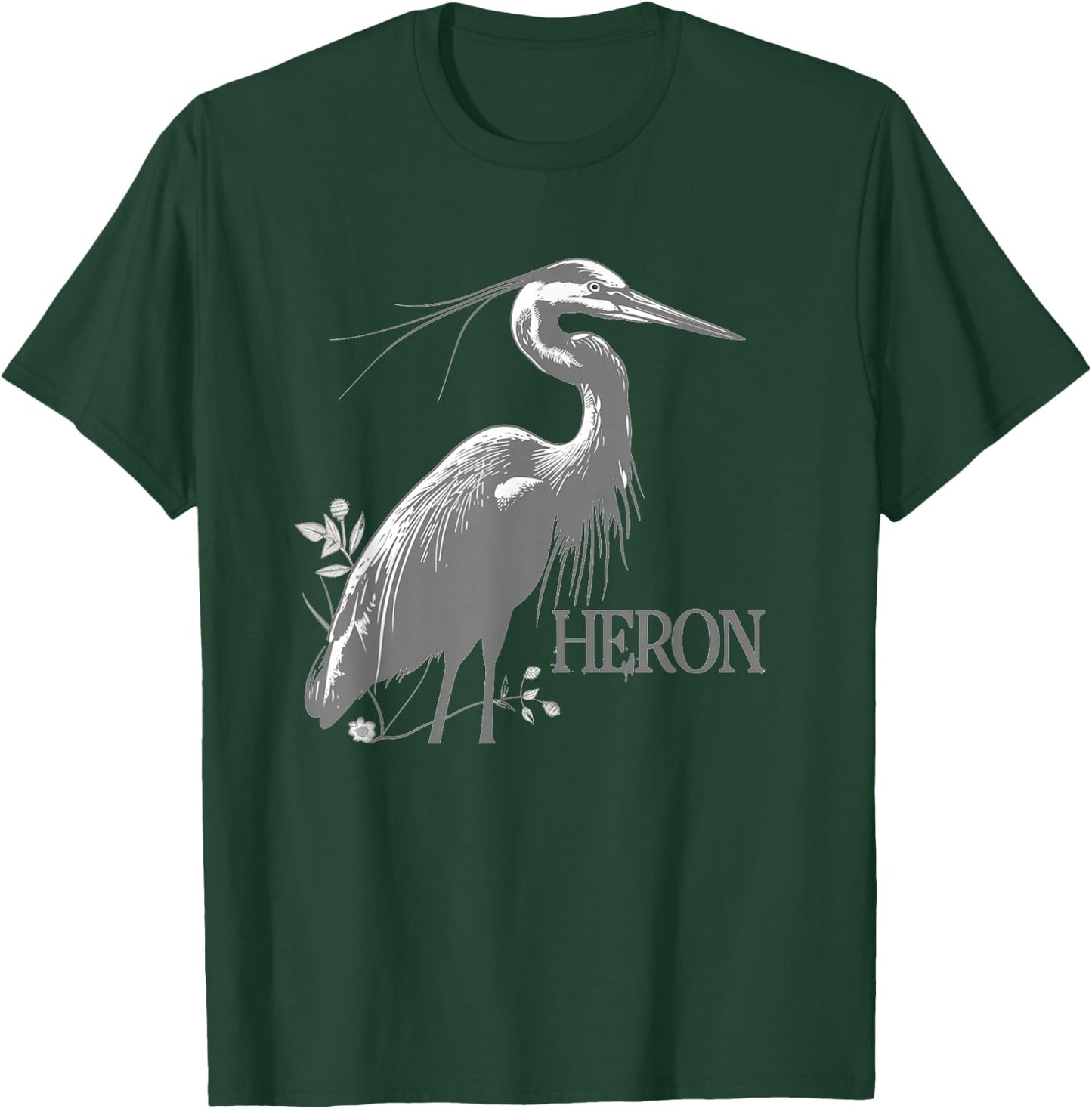 Awesome Heron Costume for Birds and Herons Lovers T-Shirt - T-Shirt | Forest