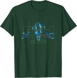 Aliens Iconic Dangerous Xenomorph Target Big Chest Poster T-Shirt - T-Shirt | Forest