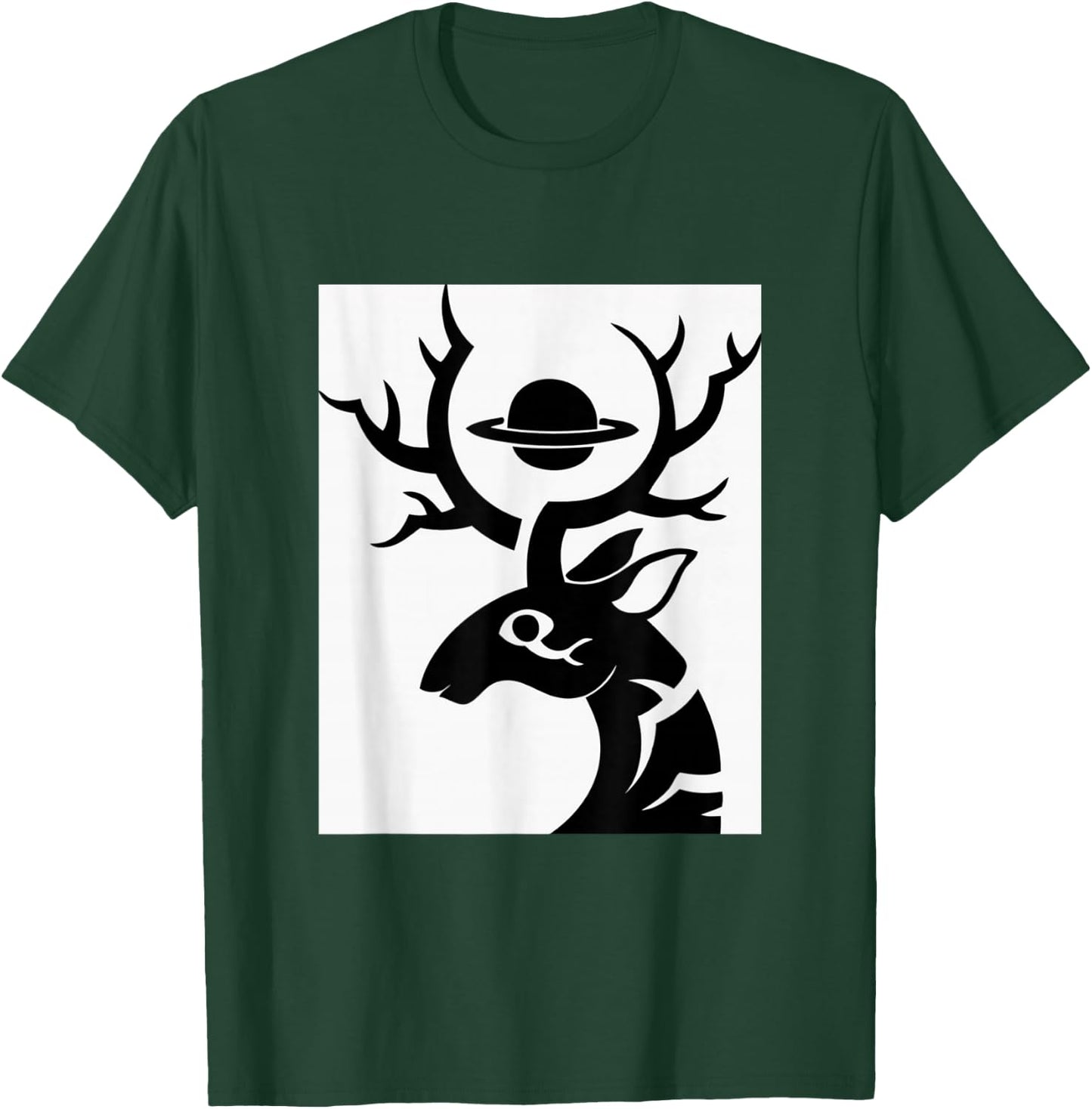 SCP Foundation Saturn Deer SCP-2845 T-Shirt - T-Shirt | Forest