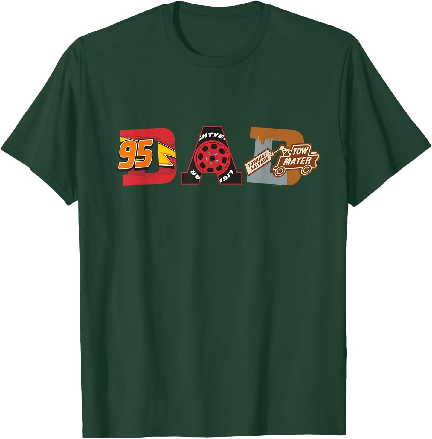 Disney and Pixar’s Cars Dad Father’s Day Birthday T-Shirt - T-Shirt | Forest