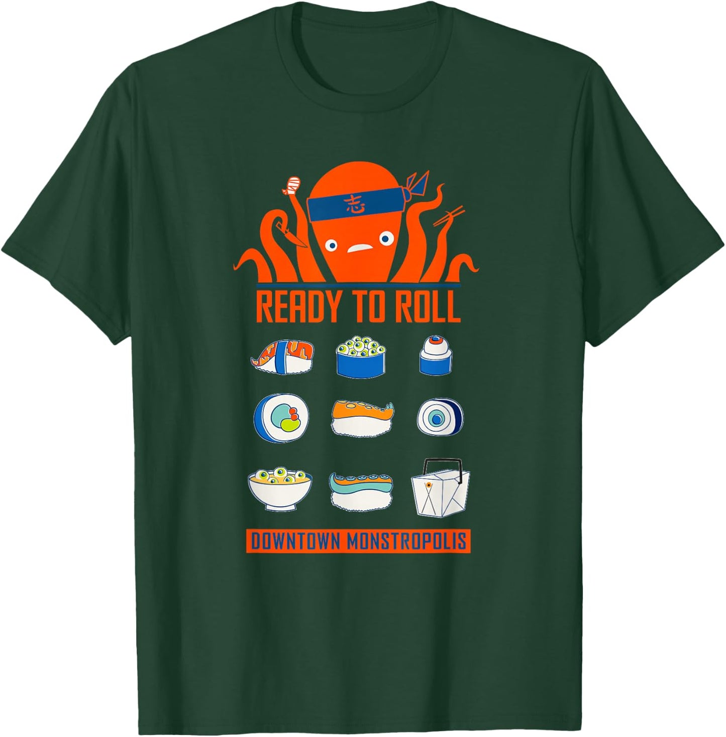 Disney and Pixar's Monsters, Inc. Harryhausen's Sushi T-Shirt - T-Shirt | Forest