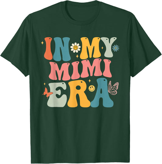 Groovy In My Mimi Era Mom Grandma Mothers Day T-Shirt - T-Shirt | Forest