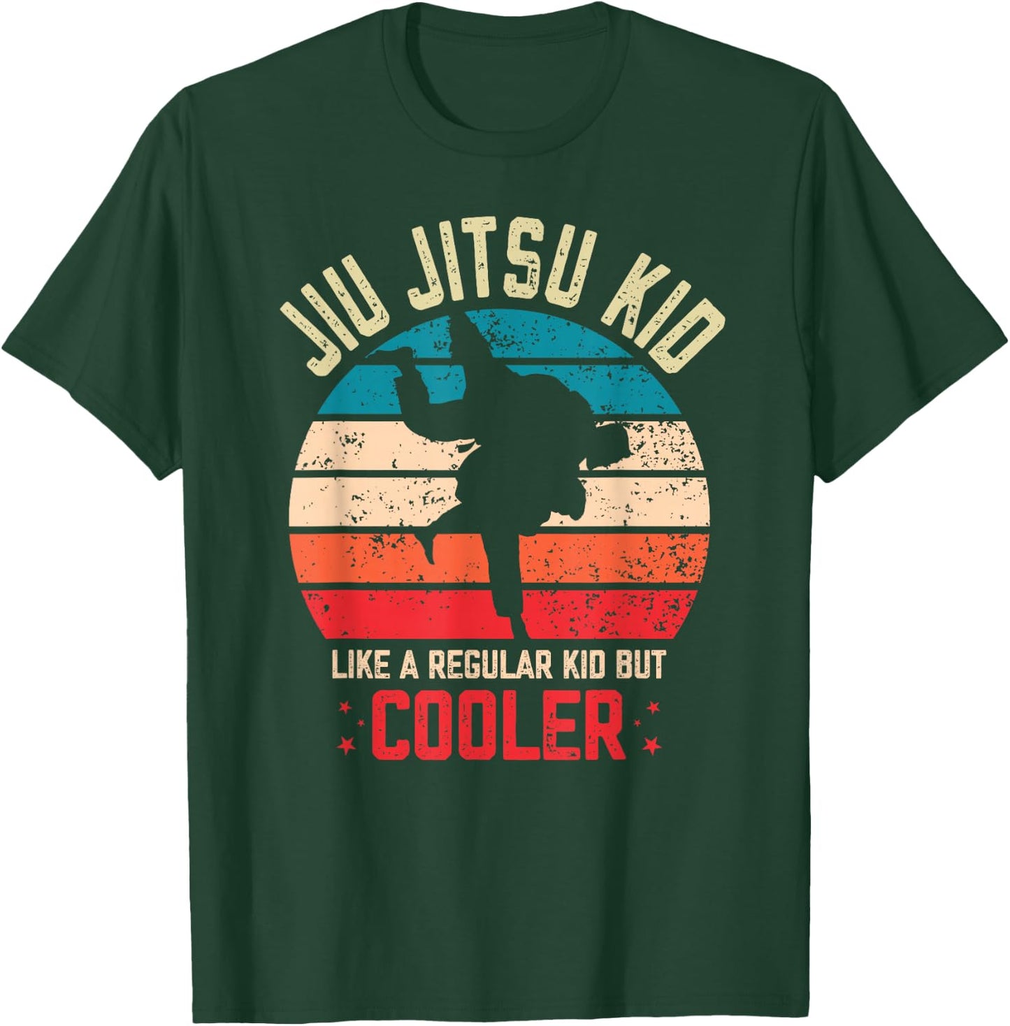 Jiu Jitsu Kid Martial Art BJJ T-Shirt - T-Shirt | Forest