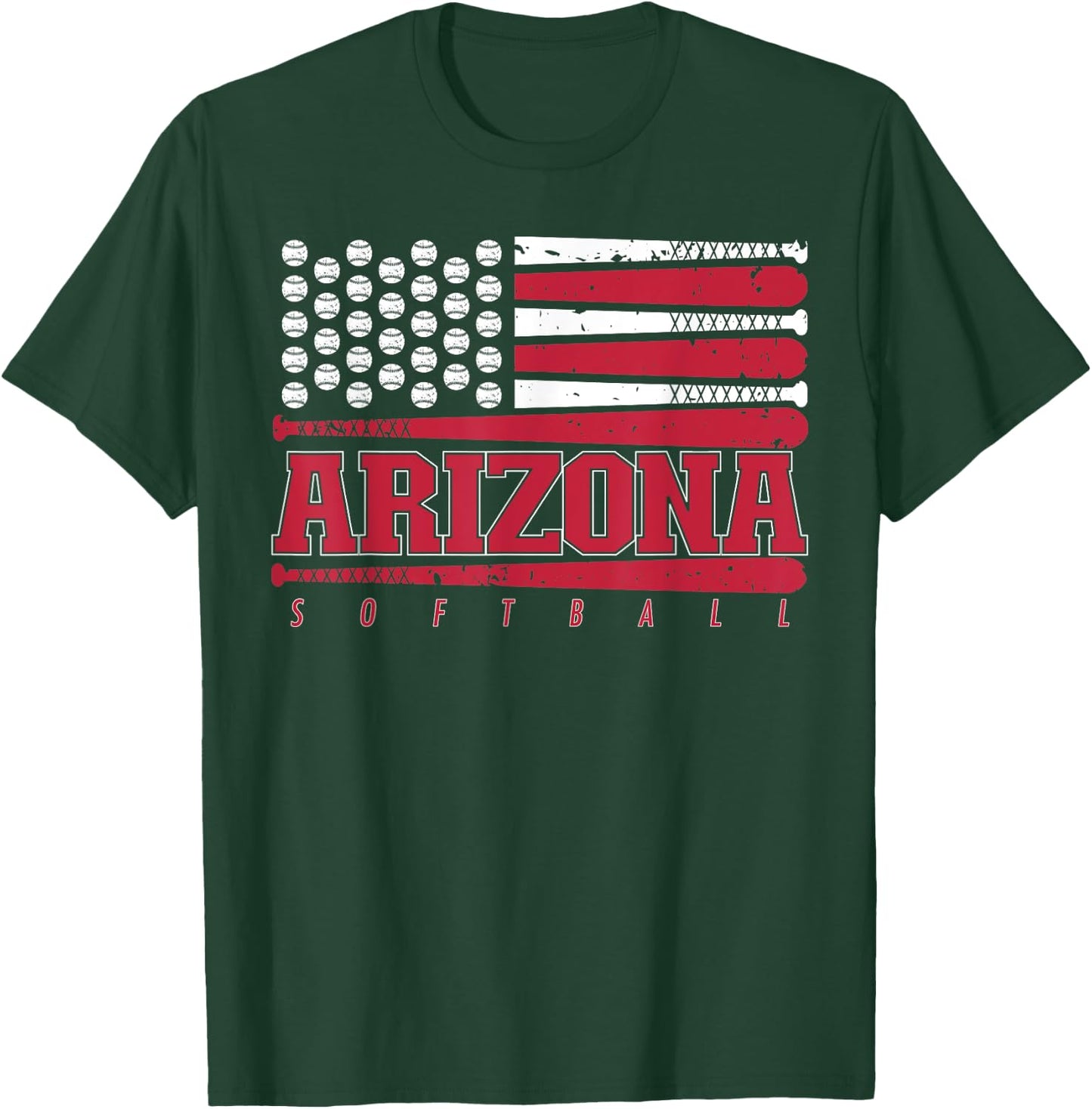 Arizona Softball Graphic T-Shirt - T-Shirt | Forest