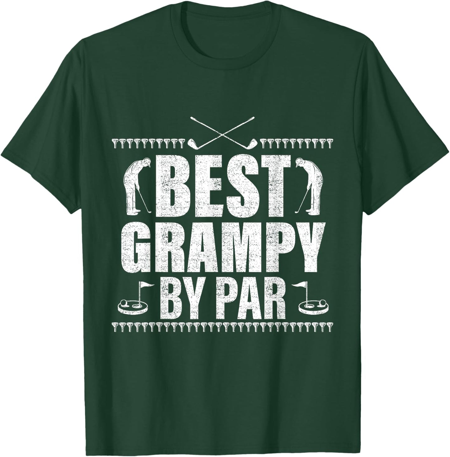 Best Grampy By Par Father's Day Gifts Golf Lover Golfer men T-Shirt - T-Shirt | Forest