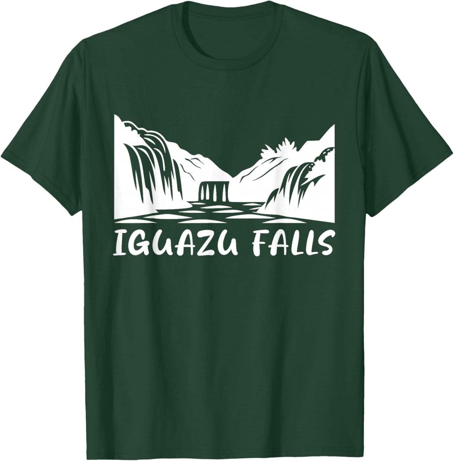 Iguazu Falls Souvenir Iguazu Falls Vacation Travel T-Shirt - T-Shirt | Forest